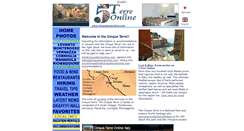 Desktop Screenshot of cinqueterreonline.com